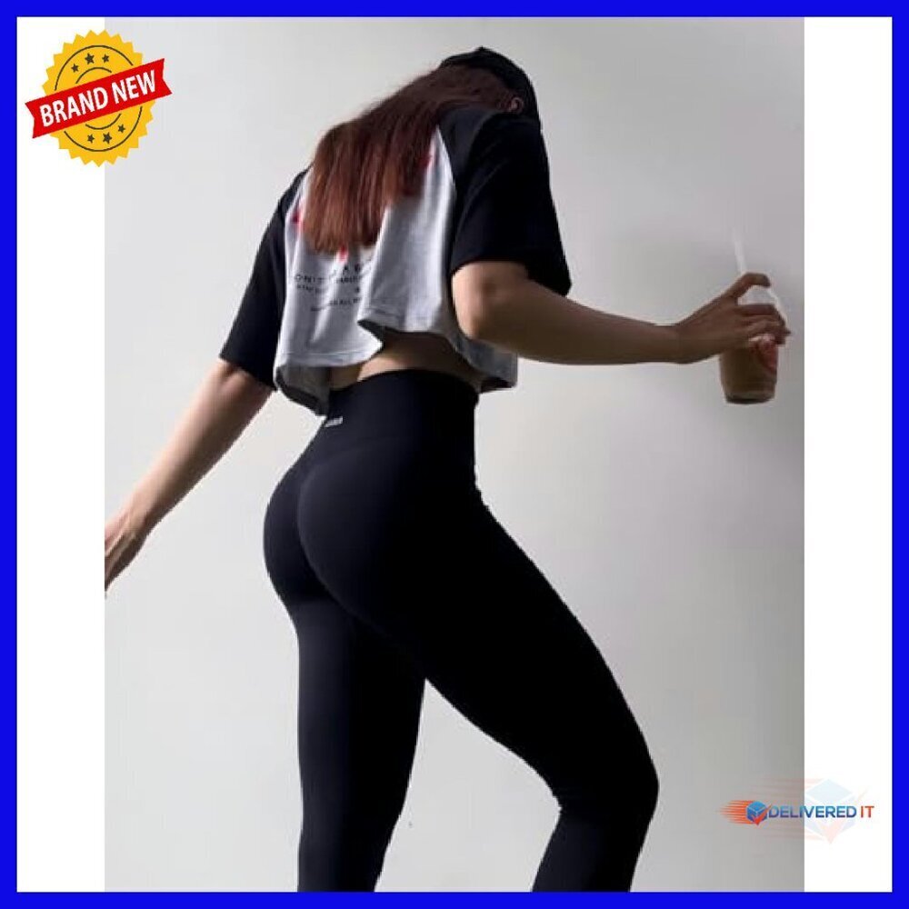 Power Workout Leggings Tummy Control Squat Proof 7/8 Length - Picture 4 of 7
